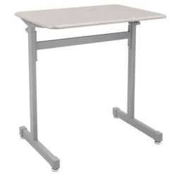 Smith System Hard Plastic Silhouette Student Desk w/ Glides^ Open Front School Desks
