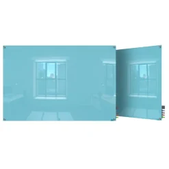 Ghent Harmony Color Glass Markerboards w/ Square Corners^ Glass Boards