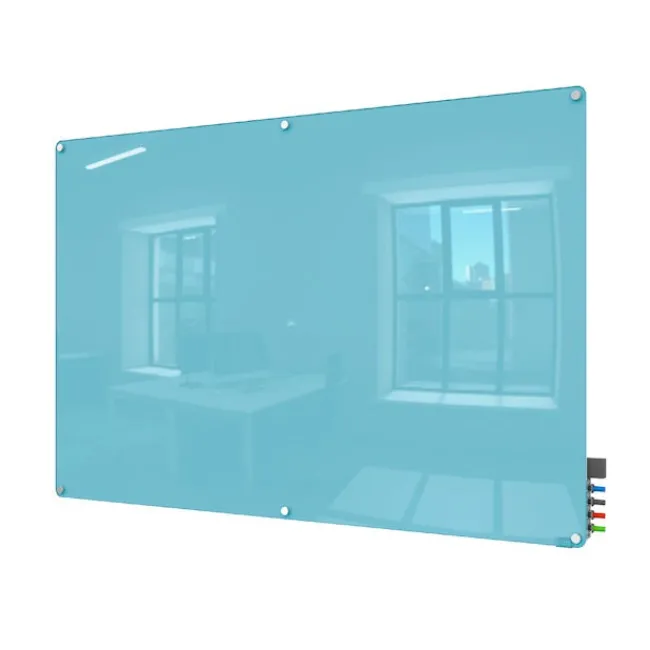 Ghent Harmony Magnetic Color Glass Markerboards w/ Radius Corners^ Glass Boards