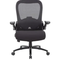 Boss Heavy Duty Flip-Arm Mesh Task Chair^ Oversized & Bariatric