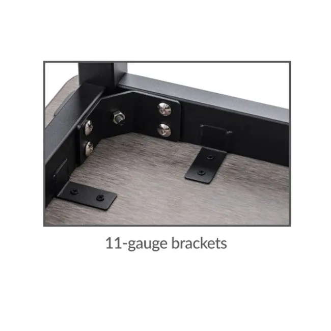 National Public Seating Height Adjustable Steel Science Table with Chemical Resistant Top (30'' x 72'')^ Science|Science Tables
