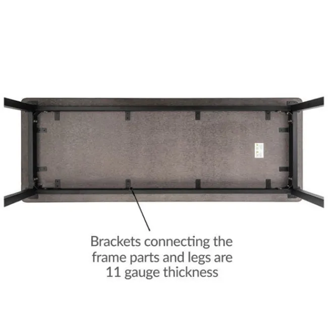 National Public Seating Height Adjustable Utility Table with Butcher Block Top^ Makerspace & Shop|Art Tables