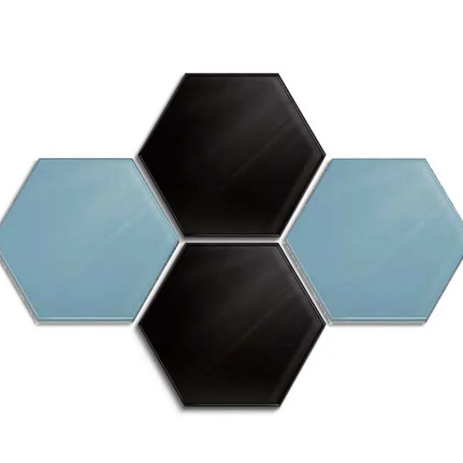 Ghent Hex Glass Markerboard (18" x 21")^ Glass Boards