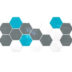 Ghent Hex Magnetic LINK Markerboard (18