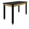 Diversified Spaces 30” H Hybrid Steel Table w/ Epoxy Top & Glides (48” W x 24” D)^ Science|Science Tables