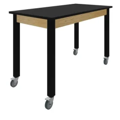 Diversified Spaces 36” H Hybrid Steel Table w/ Epoxy Top & Casters (48” W x 30” D)^ Science|Science Tables