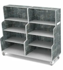 CEF Hideaway Bookshelf Storage Cart^ Bookcases