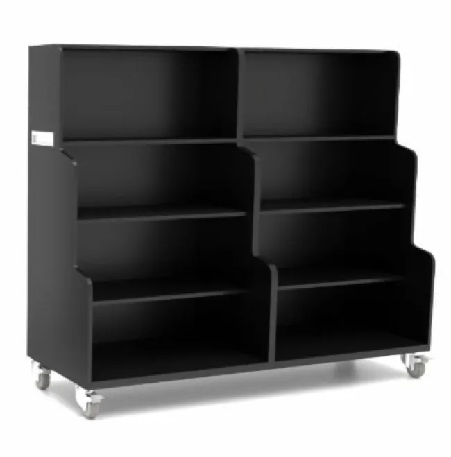 CEF Hideaway Bookshelf Storage Cart^ Bookcases