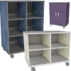 CEF Hideaway Mobile Cubbie Shelf Storage Carts^ Storage Carts