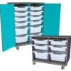 CEF Hideaway Mobile Tote Tray Storage Carts^ Tote & Bin Storage|Robotics