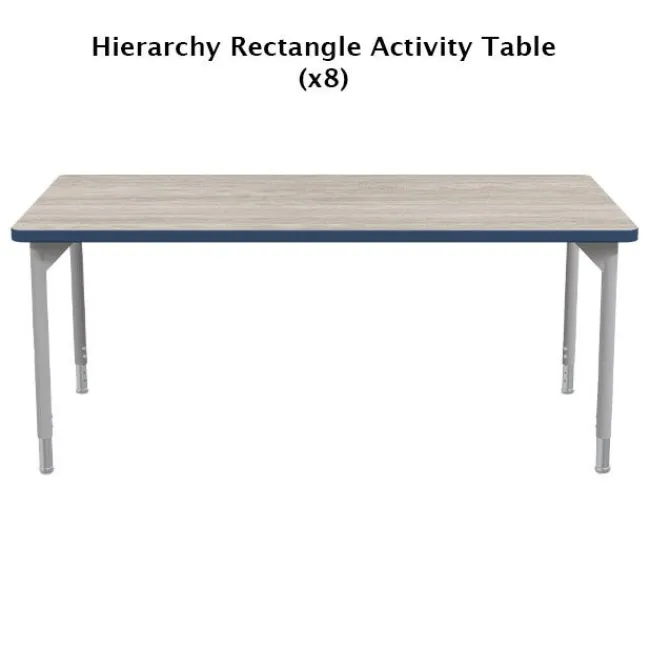 Mooreco Hierarchy Activity Table & Chair Classroom Package^ Classroom Desks & Chairs|Complete Classrooms