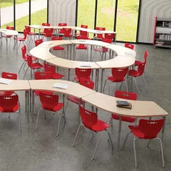 Mooreco Hierarchy Cheshire Collaborative Student Desk- 72" x 36"^ Collaborative Desks|Two Student Desks