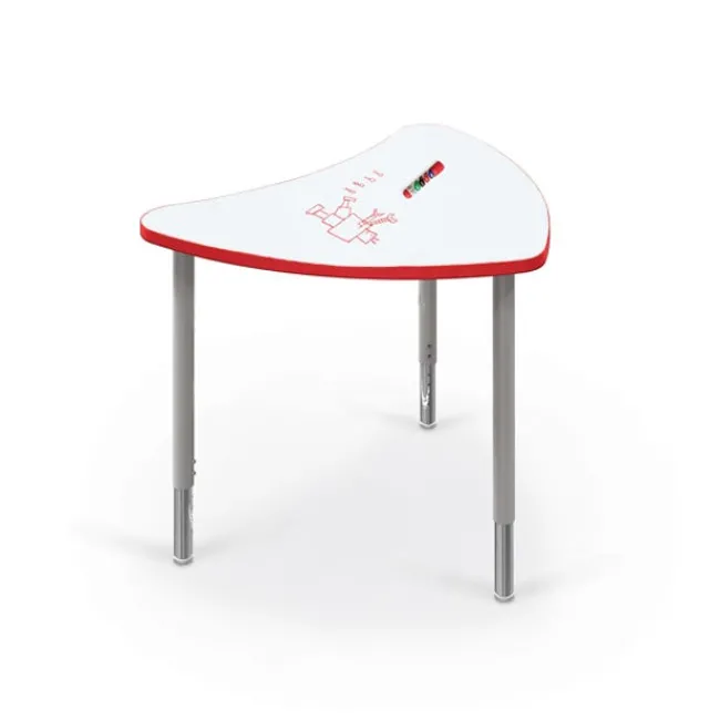 Mooreco Hierarchy Chevron Collaborative Student Desks with Dry Erase Top^ Collaborative Desks|Dry Erase Desks