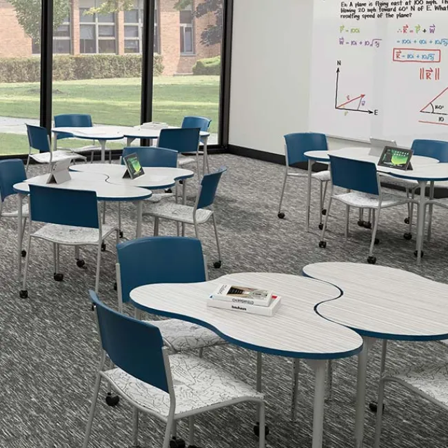 Mooreco Hierarchy Cloud 9 Collaborative Stations^ Collaborative Desks|Open Front School Desks