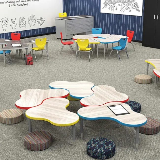 Mooreco Hierarchy Cloud 9 Collaborative Student Desk^ Collaborative Desks|Open Front School Desks