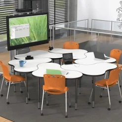 Mooreco Hierarchy Cloud 9 Collaborative Student Desk^ Collaborative Desks|Open Front School Desks