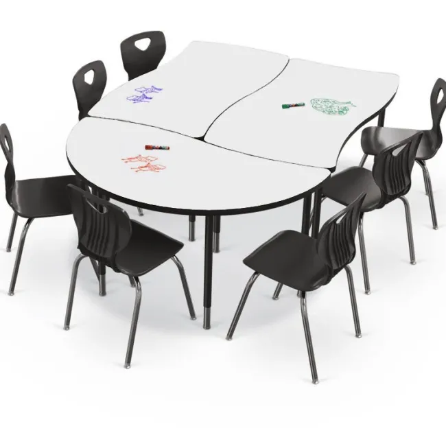 Mooreco Hierarchy Creator Tables with Dry Erase Top^ Dry Erase|Dry Erase Desks