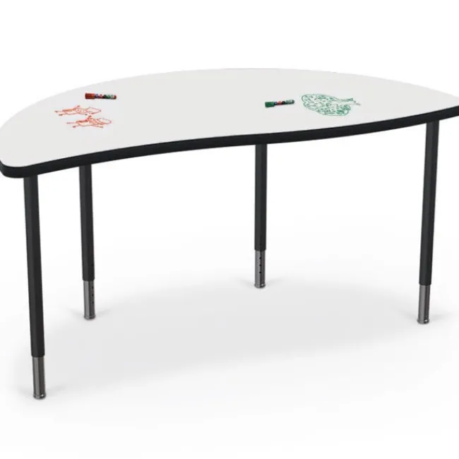 Mooreco Hierarchy Creator Tables with Dry Erase Top^ Dry Erase|Dry Erase Desks