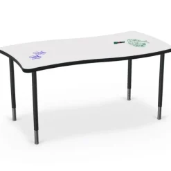 Mooreco Hierarchy Creator Tables with Dry Erase Top^ Dry Erase|Dry Erase Desks