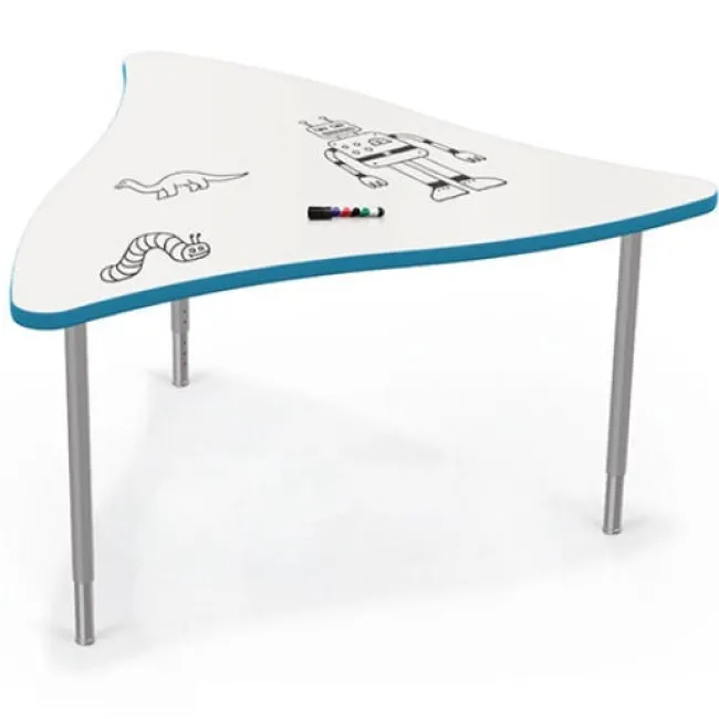 Mooreco Hierarchy Creator Tables with Dry Erase Top^ Dry Erase|Dry Erase Desks