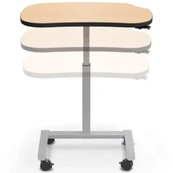 Mooreco Hierarchy Grow & Roll Pneumatic Lift Desks^ Collaborative Desks|Stand-Up Student Desks