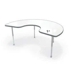 Mooreco Hierarchy Porcelain Steel Dry Erase Activity Tables^ Dry Erase