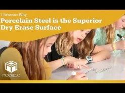 Mooreco Hierarchy Porcelain Steel Dry Erase Activity Tables^ Dry Erase