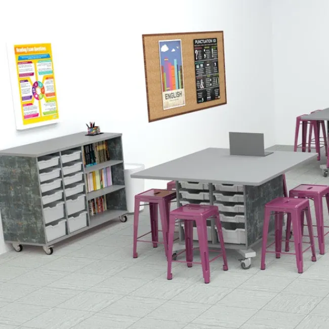CEF High School 30 Student Classroom Package^ Activity Table & Chair Packages|Classroom Desks & Chairs