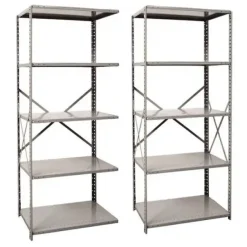 Hallowell Hi-Tech Heavy Duty 20-Gauge Open Shelving Units^ Shelving