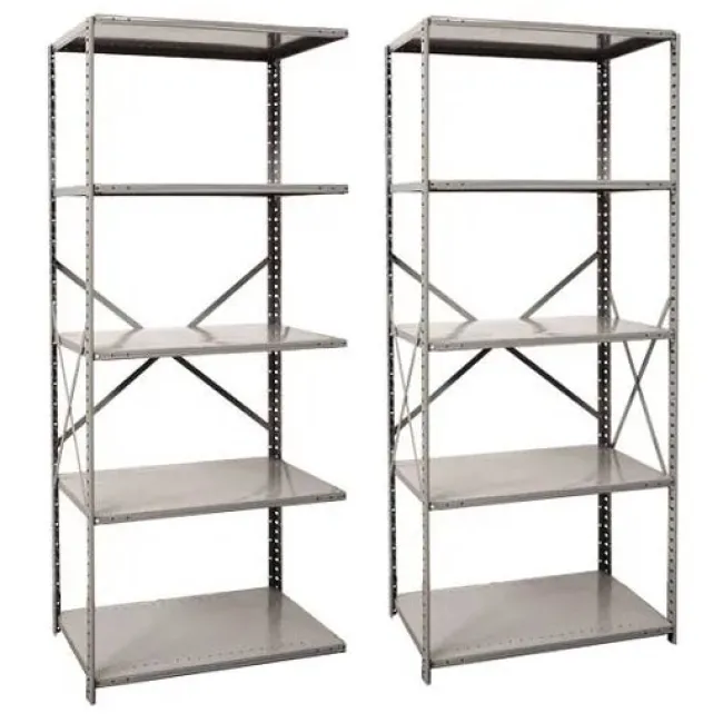 Hallowell Hi-Tech Medium Duty 22-Gauge Open Shelving Units^ Shelving