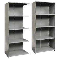 Hallowell Hi-Tech Medium Duty 22-Gauge Steel Closed Shelving Units^ Shelving|Bookcases