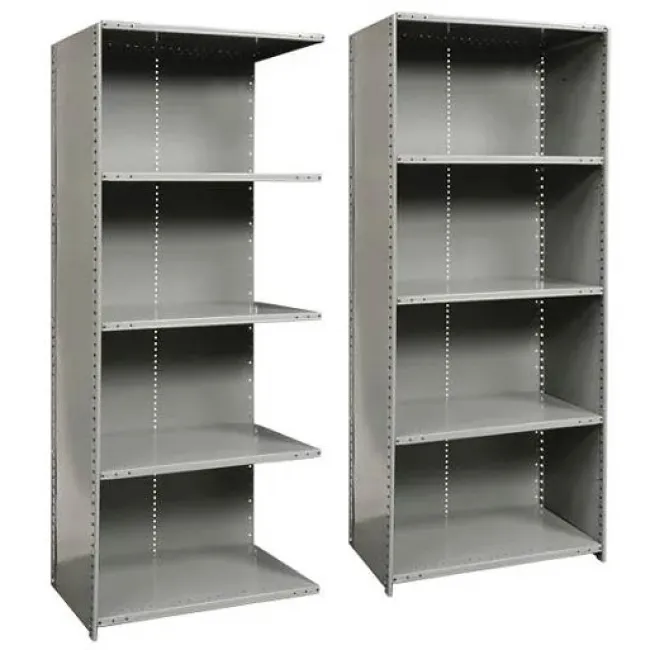 Hallowell Hi-Tech Medium Duty 22-Gauge Steel Closed Shelving Units^ Shelving|Bookcases