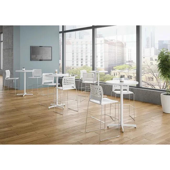 Community Hoopz Bar Height Stool with Contoured Back^ Restaurant & Cafe|Cafe Chairs
