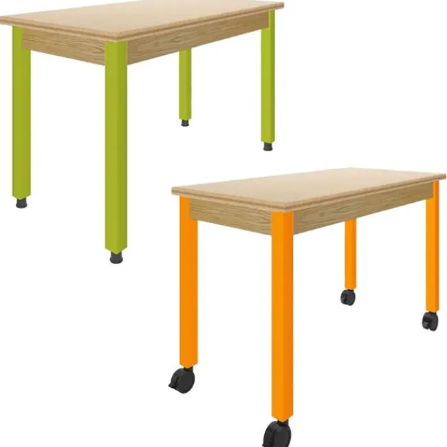 Diversified Spaces Hybrid Steel Table w/ ShopTop^ Makerspace & Shop