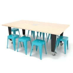 CEF IDEA Island Makerspace Tables with Metal Stools^ Makerspace & Shop|Makerspace Stem Packages