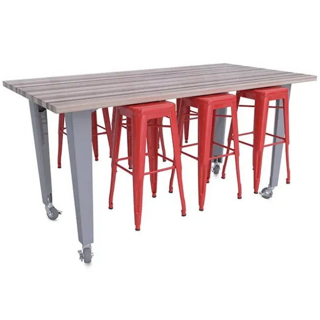 CEF IDEA Island Makerspace Tables with Metal Stools^ Makerspace & Shop|Makerspace Stem Packages