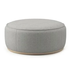 Community Indie Large Round Pouf - 16-1/2" H^ Soft Seating