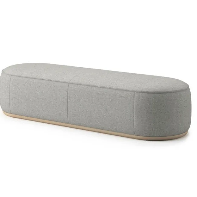 Community Indie Small Oval Bench - 12" H^ Soft Seating
