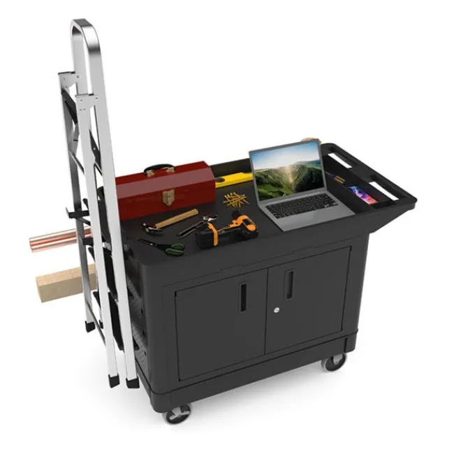 Luxor Industrial Locking Cabinet Utility Cart^ Utility Carts|Storage Carts