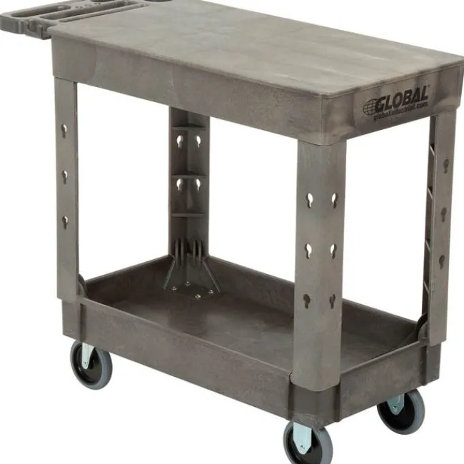 Global Industrial Industrial-Strength Plastic Utility Carts^ Utility Carts