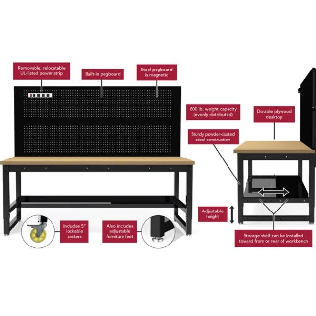 Luxor Industrial Workbench^ Makerspace & Shop