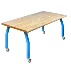 Allied Innovation Maker Tables with Hardwood Top^ Makerspace & Shop