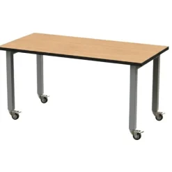 Allied Innovation N HPL Table with Casters (72'' W X 24'' D)^ Science|Science Tables