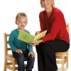 Jonti-Craft Instructors Ladderback Wooden Chair (Adult)^Kids Kids Chairs