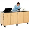 Diversified Spaces Interactive Mobile Media Cabinet^ Lab Storage|Instructor Desks