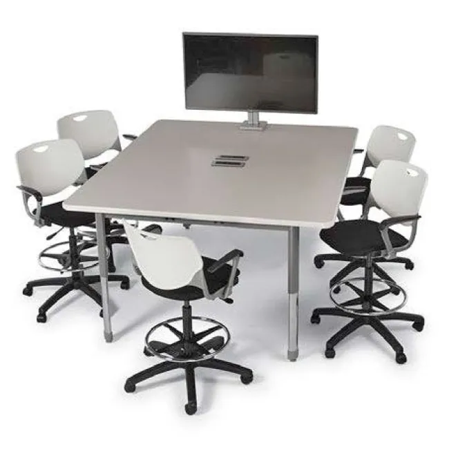 Smith System Interchange Rectangle Multimedia Table^ Multimedia|Computer Lab