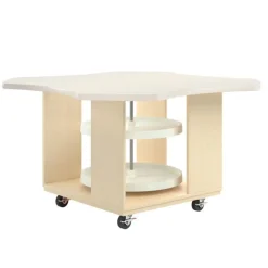 Diversified Spaces Intermix Lazy Susan Mobile Workstations^ Makerspace & Shop