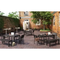 KFI Seating Ivy Series Outdoor Arm Chair^ Restaurant & Cafe|Cafe Chairs