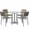 KFI Seating Ivy Series Round Outdoor Table & Chair Sets^ Cafe Tables|Café