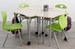 Scholar Craft Kaleidoscope Vertebrae Student Desk^ Collaborative Desks
